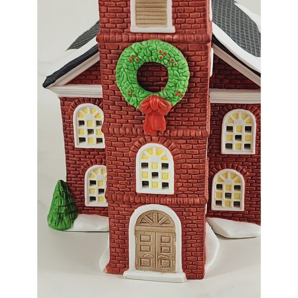 Department 56 Old North Church New England Village 1988 w/ Box Lighted House - Picture 4 of 16